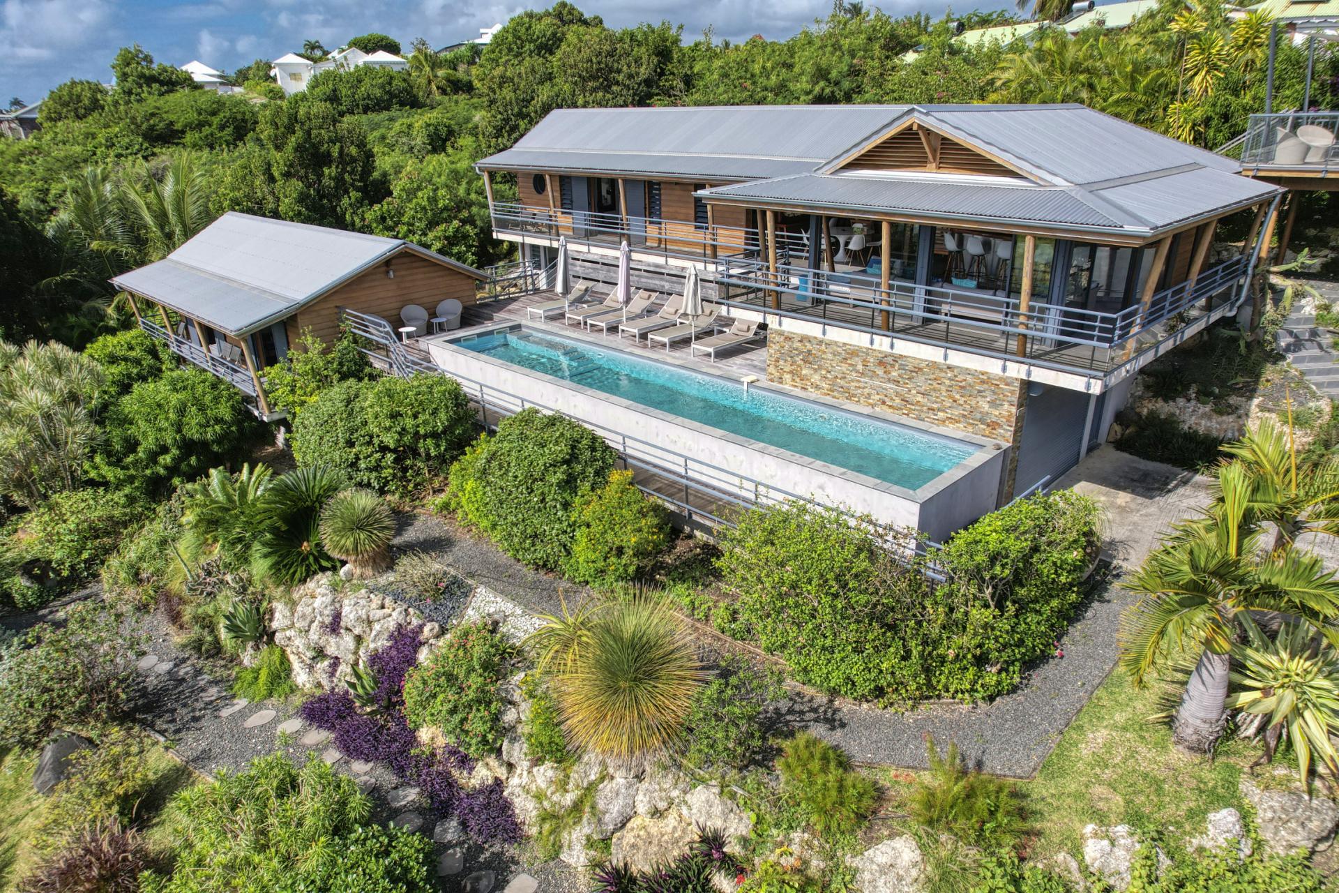3.location villa piscine Saint François Guadeloupe_vue du ciel
